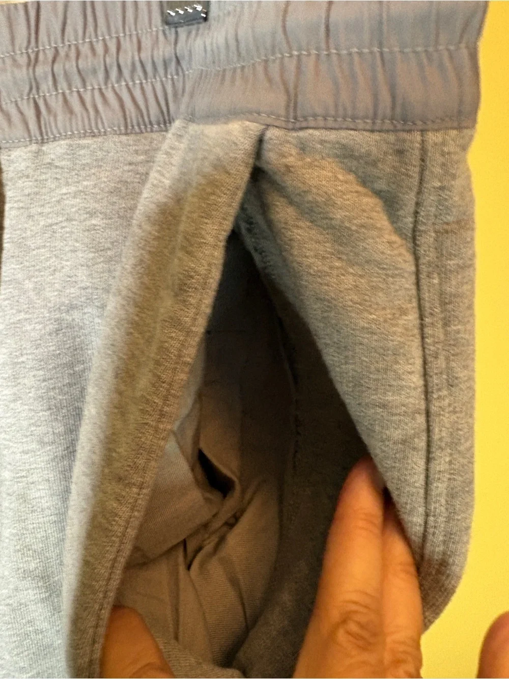 Y-3 Adidas x Yohji Yamamoto Light Gray Drawstring Jogger Sweatpants